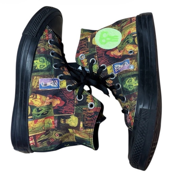RARE Converse Chuck Taylor LAIKA Paranorman Mens 5 Womens 7 Zombie Nation - Picture 3 of 11